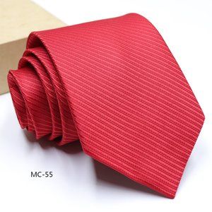 Red   men's tie Size  145 x 8